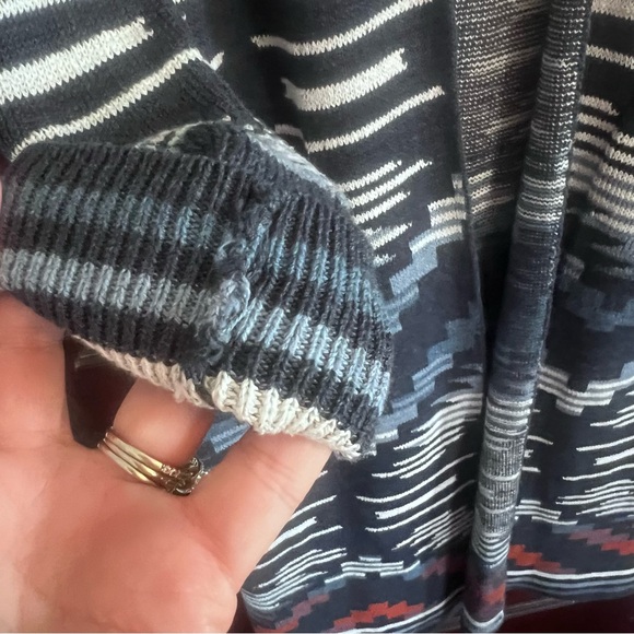 Pendleton Blue and Orange Patterned Cardigan - Picture 9 of 15